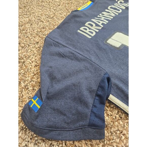 Adidas Sweden Ibrahimovic #10 Jersey S ClimaCool 2015 Soccer Football Shirt - Picture 6 of 11